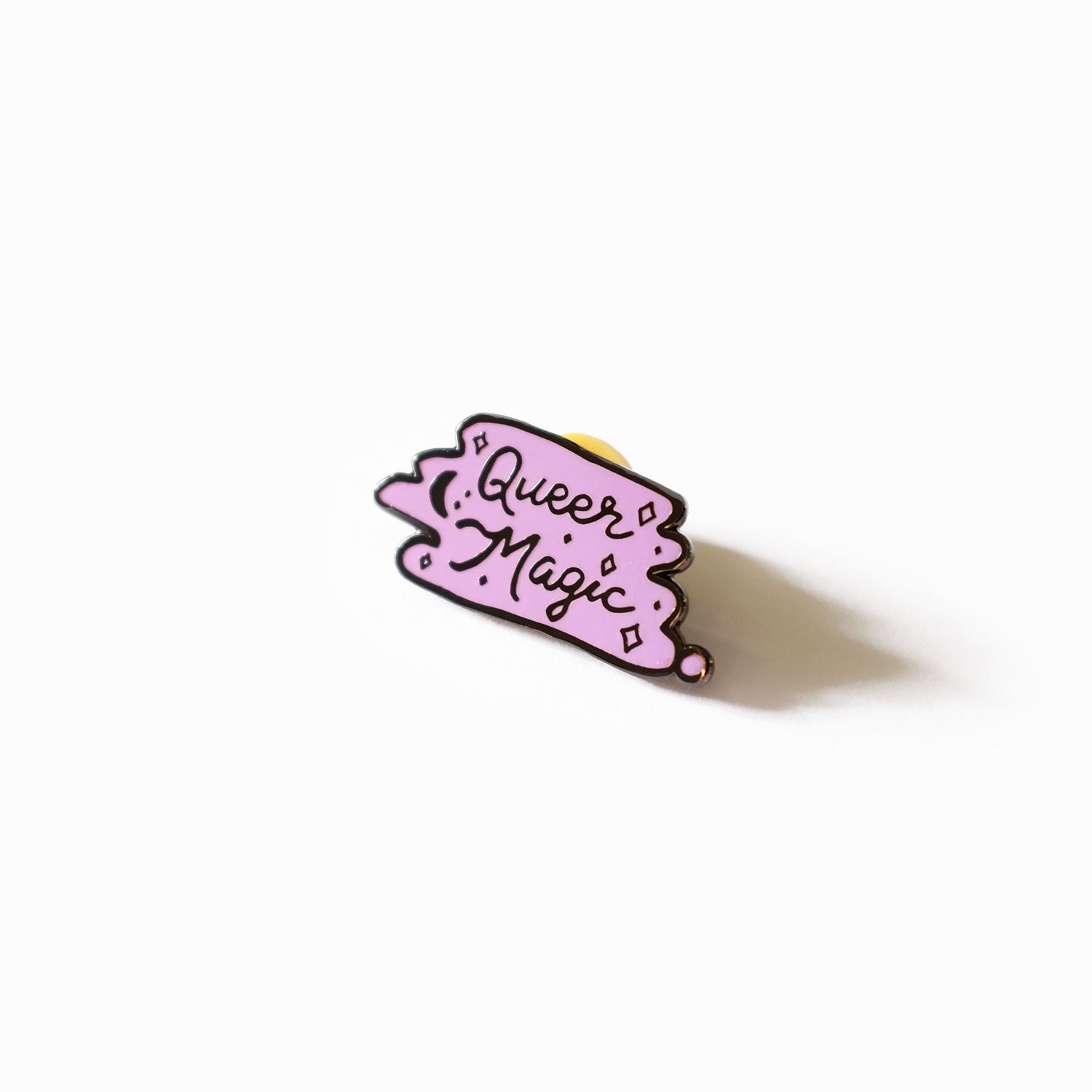 unsaboralibertad Queer Magic / Subtle Pride Lgbtq Witch Enamel Pin / Crystal Ball Witchy Pin Halloween