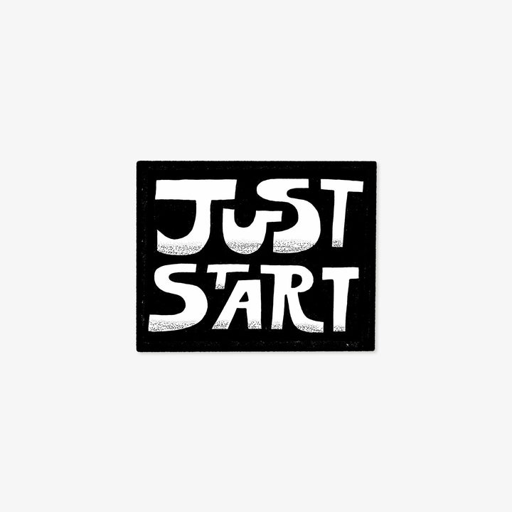 Just Start Sticker (Classic)