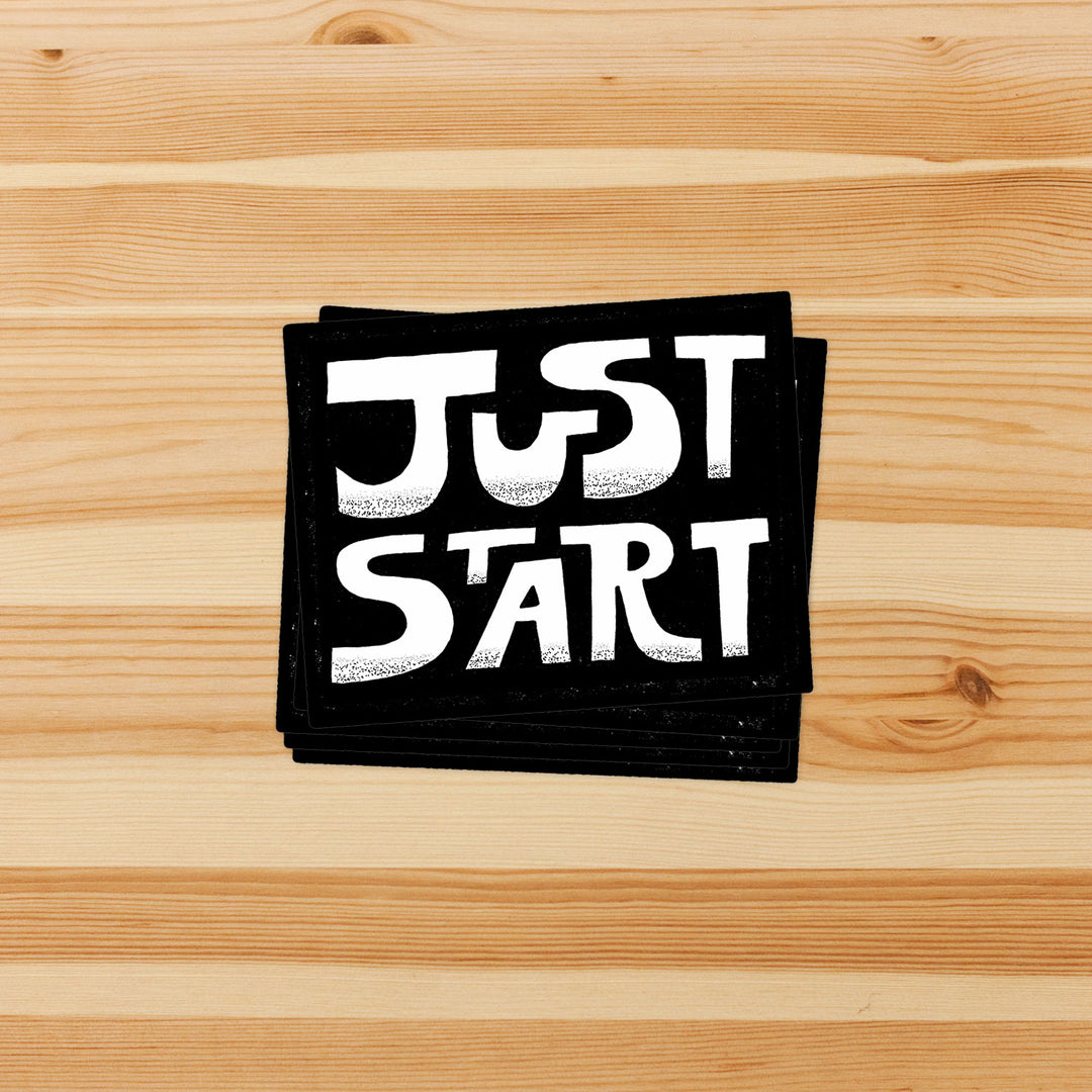 Just Start Sticker (Classic)