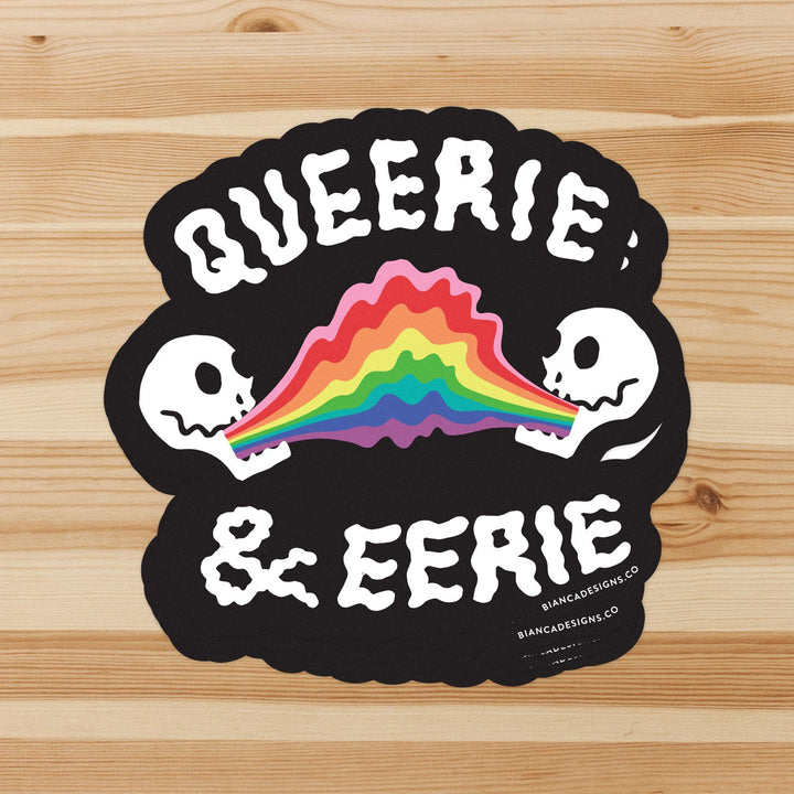 Queerie & Eerie Sticker - Bianca's Design Shop