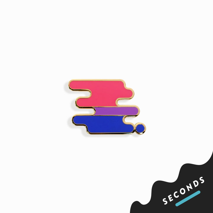 Imperfect Bisexual Pride Pin