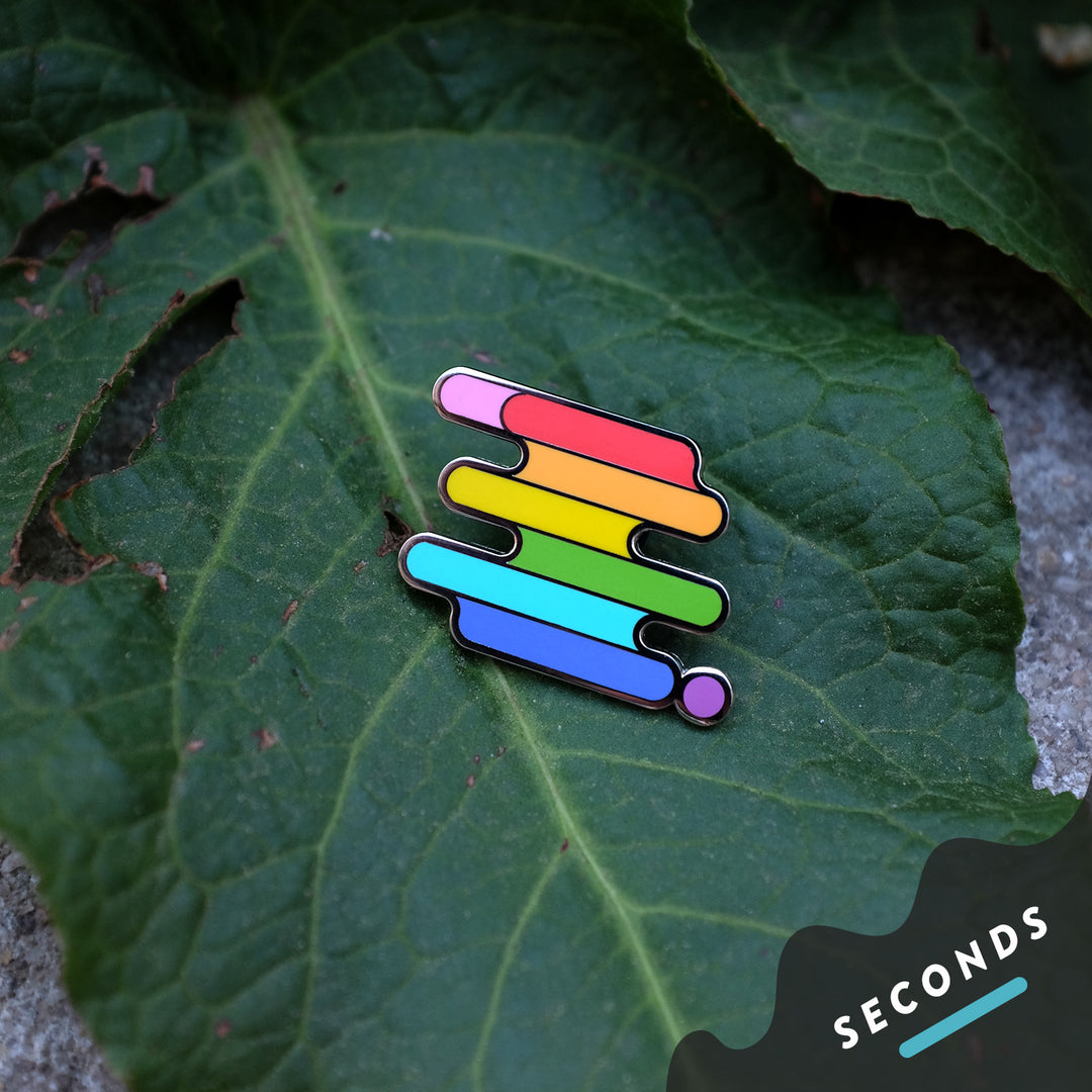 Imperfect LGBTQ+ Pride Pin