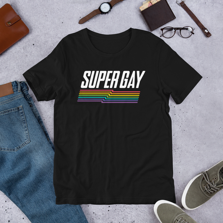 Super Gay Unisex T-Shirt - Bianca's Design Shop